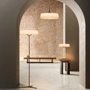 Helnys Modern Fabric Floor Lamp for Home Decor