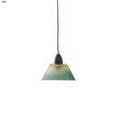 Helnys Nordic Green Glass LED Pendant Lamp for Modern Home Decor