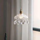 Helnys Crystal Glass LED Pendant Chandelier - Modern Luxury Hanging Light Fixtures
