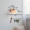 Helnys Glass Wall Lamp Sconce Bedroom Bathroom Light