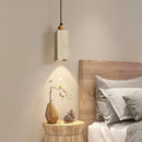 Helnys Natural Yellow Cave Stone LED Pendant Lights for Home Decor