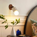 Helnys White Glass Ball LED Wall Sconce for Bedroom, Living Room & Stair Light