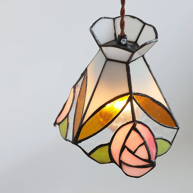 Helnys Glass Hanging Lights Kitchen Dining Room Decor LED Pendant Light Fixtures