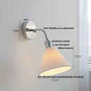 Helnys LED Wall Sconce with Pull Chain Switch and Flexible Arm