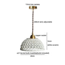 Helnys White Ceramic LED Pendant Light - Minimalist Loft Coffee Shop Illumination
