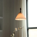 Helnys White PVC LED Pendant Light Japan Style Hanging Lamp