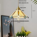 Helnys Vintage Copper Wire Glass Pendant Lamp Adjustable LED Fixture