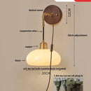 Helnys Nordic LED Wall Sconce Wood Base Modern Vanity Light