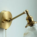 Helnys Glass LED Wall Sconce Rotate Vanity Light Aisle Restaurant Bathroom Mirror