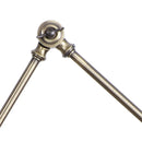 Helnys Vintage Clear Glass LED Wall Lamp with Pull Chain Switch