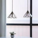 Helnys Glass LED Pendant Lights: Modern Copper Hanging Lamp for Bedroom, Dining, Restaurant