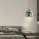 Helnys Nordic LED Pendant Lights 8W Smoky Glass Hanglamp