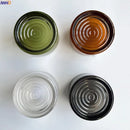 Helnys Glass Lampshade LED Wall Sconce, 4 Colors for Bedroom, Living Room, Bathroom