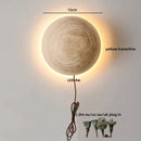 Helnys Yellow Travertine LED Wall Lamp for Living Room, Stair, Bathroom