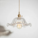 Helnys Vintage Green Glass LED Pendant Lights - Loft Style Industrial Hanging Lamp