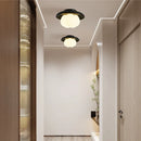 Helnys Black Travertine LED Ceiling Lights for Kitchen Entrance Hallway Home Decor