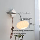 Helnys Square Glass LED Wall Light with Socket Switch - Interior Lighting for Home