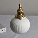 Helnys Ceramic LED Pendant Light Fixture - Nordic Modern Hanging Lamp