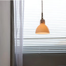 Helnys White Glass Copper LED Pendant Light Fixture - Modern Nordic Design