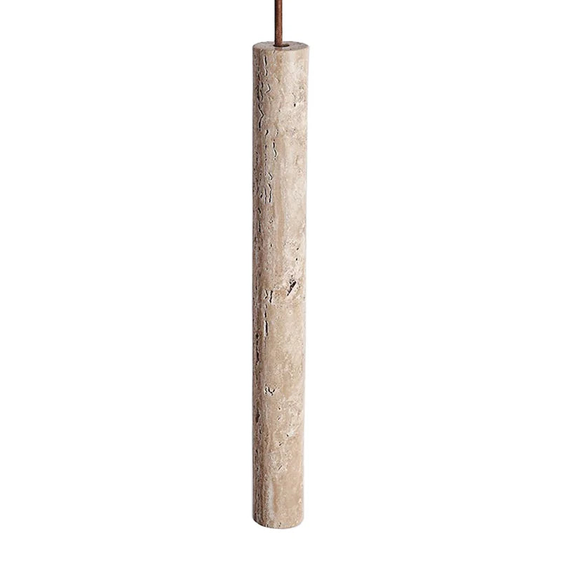 Helnys Yellow Travertine Stone Pendant Lamp - Modern Nordic Hanging Lights