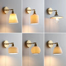 Helnys Ceramic LED Wall Lamp Kids Bedroom Gold Brass Up Down Stair Light