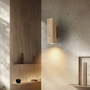 Helnys Square Stone LED Wall Lamp Modern Nordic Yellow Travertine Wabi Sabi