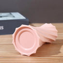 Helnys Nordic White Ceramic Mini Vase for Modern Home Decoration