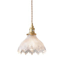 Helnys Clear Glass Copper LED Pendant Light - Nordic Modern Hanging Lamp