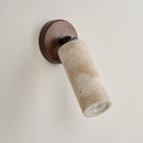 Helnys Modern Nordic LED Wall Light Yellow Travertine Wall Lamp