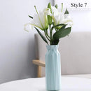 Helnys Nordic Ceramic-Style Flower Vase for Home Decor and Wedding Centerpieces