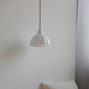 Helnys White Glass LED Pendant Light for Home Decor, Modern Hanging Lamparas Colgantes