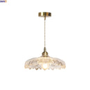 Helnys Modern Nordic Clear Glass LED Pendant Lights Kitchen Island Coffee Decor