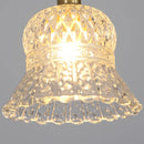 Helnys Flower Glass LED Wall Lamp Sconce Pull Chain Switch Nordic Modern Glass Mirror Light