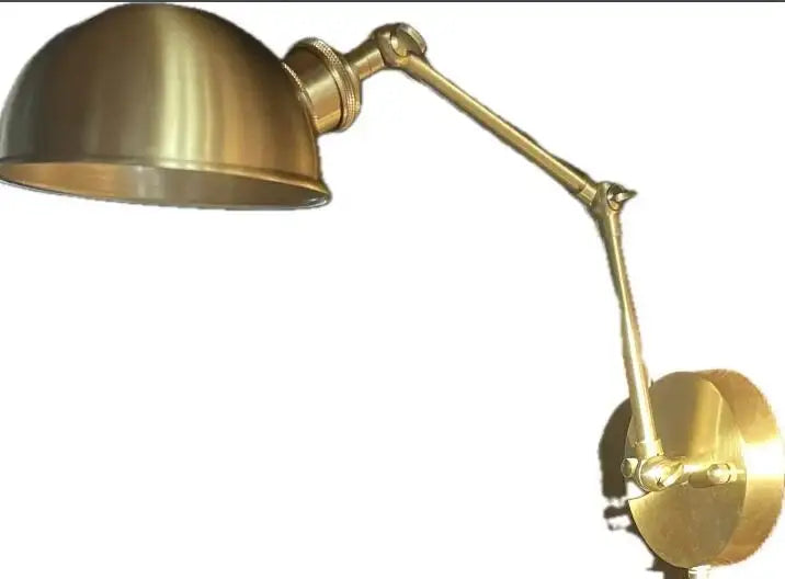 Helnys Nordic Copper Wall Sconce with Pull Chain Switch - Modern Indoor Lighting for Home