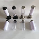 Helnys White Acrylic Shade Pillar Light for Outdoor Landscape and Path