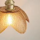 Helnys Amber Glass LED Pendant Light - Japan Style Hanging Lamp