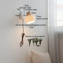 Helnys Nordic LED Wall Sconce Up Down Rotate Ceramic Indoor Light