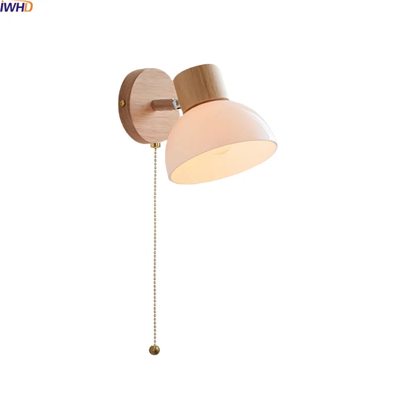 Helnys Glass Wall Lamp Sconce Bedroom Bathroom Light