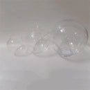 Helnys Acrylic Replacement Globe Lampshade for Post Pillar Lamp - Transparent