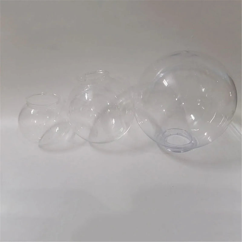 Helnys Acrylic Replacement Globe Lampshade for Post Pillar Lamp - Transparent