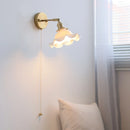 Helnys LED Wall Lights Pull Chain Switch Bedroom Bedside Lamp