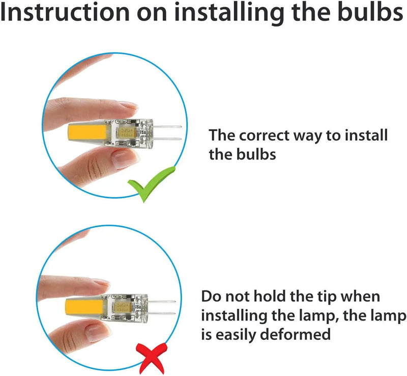 Helnys G4 LED Bulb Cob 1.5W 220V - 10pcs Pack