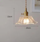 Helnys Blue Glass Pendant Lights for Bedroom Dinning Living Room