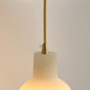 Helnys White Marble LED Pendant Light for Bathroom and Hotel Room