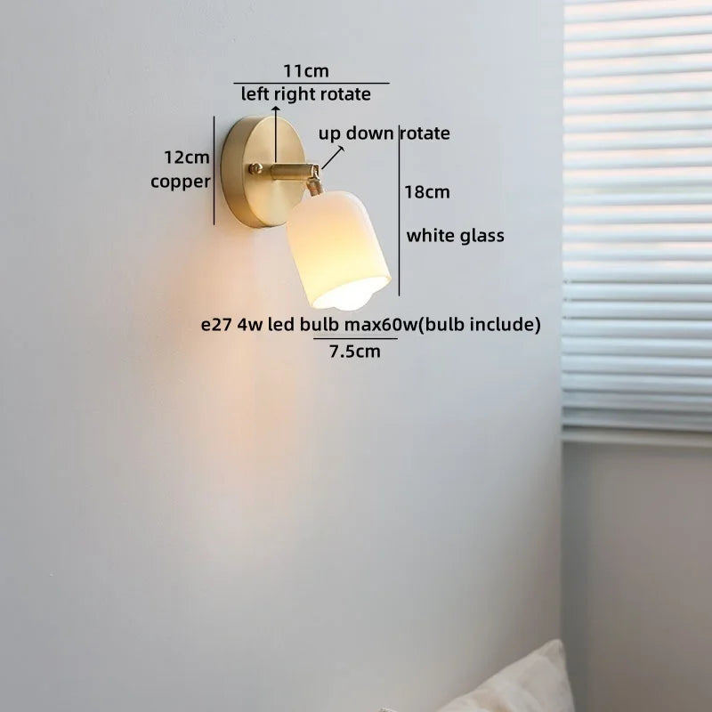 Helnys LED Walnut Wood Wall Lamp for Home and Living Room