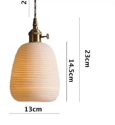 Helnys Glass Pendant Lights for Bedroom Dinning Living Room