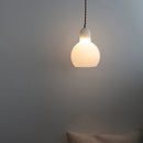 Helnys Glass Shade LED Pendant Lights for Children's Bedroom, Chandelier Restaurant Decor