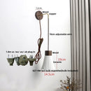 Helnys Modern White Ceramic LED Wall Lamp with Pull Chain Switch