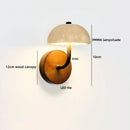 Helnys Dimmer Switch LED Wall Sconce Yellow Travertine Light Fixtures