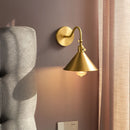 Helnys Copper LED Wall Lights with Pull Chain Switch for Indoor Home Lighting